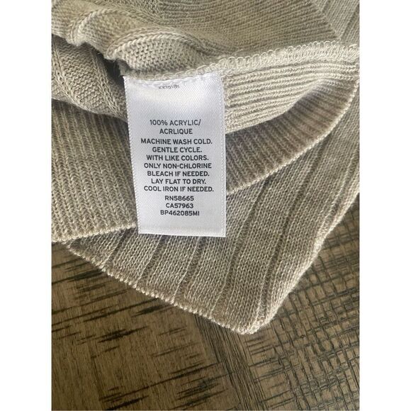 BP. Womens Nordstrom Reagan Rib Crop Sweater gray Heather Size Medium - Picture 5 of 7
